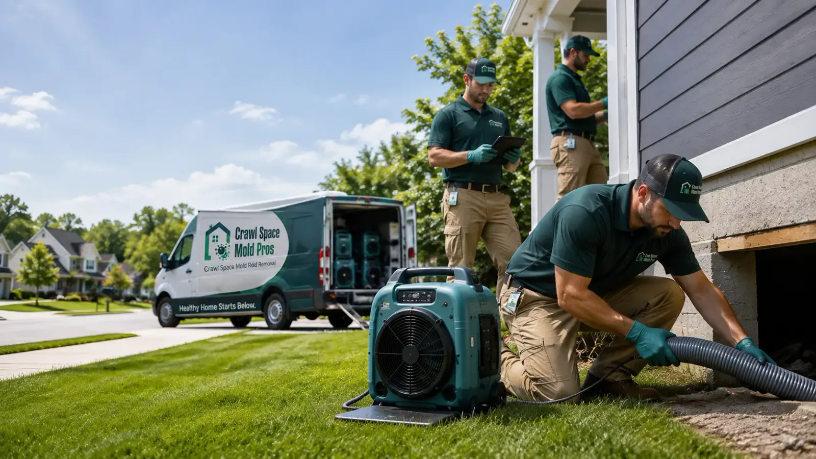 Crawl Space Mold Removal in Kempton, IN